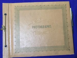 US Photo Album San Francisco to Belgium with US Army marked Baseball Glove