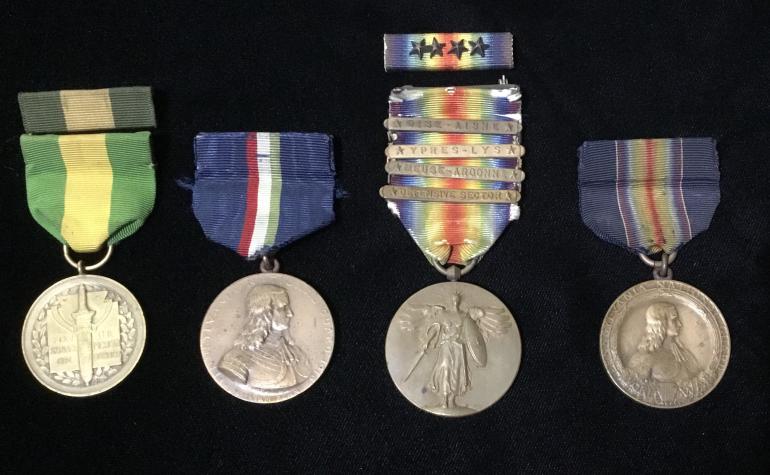 PA MEX BORDER, WWI MEDAL GROUP TO I JOHNSTON