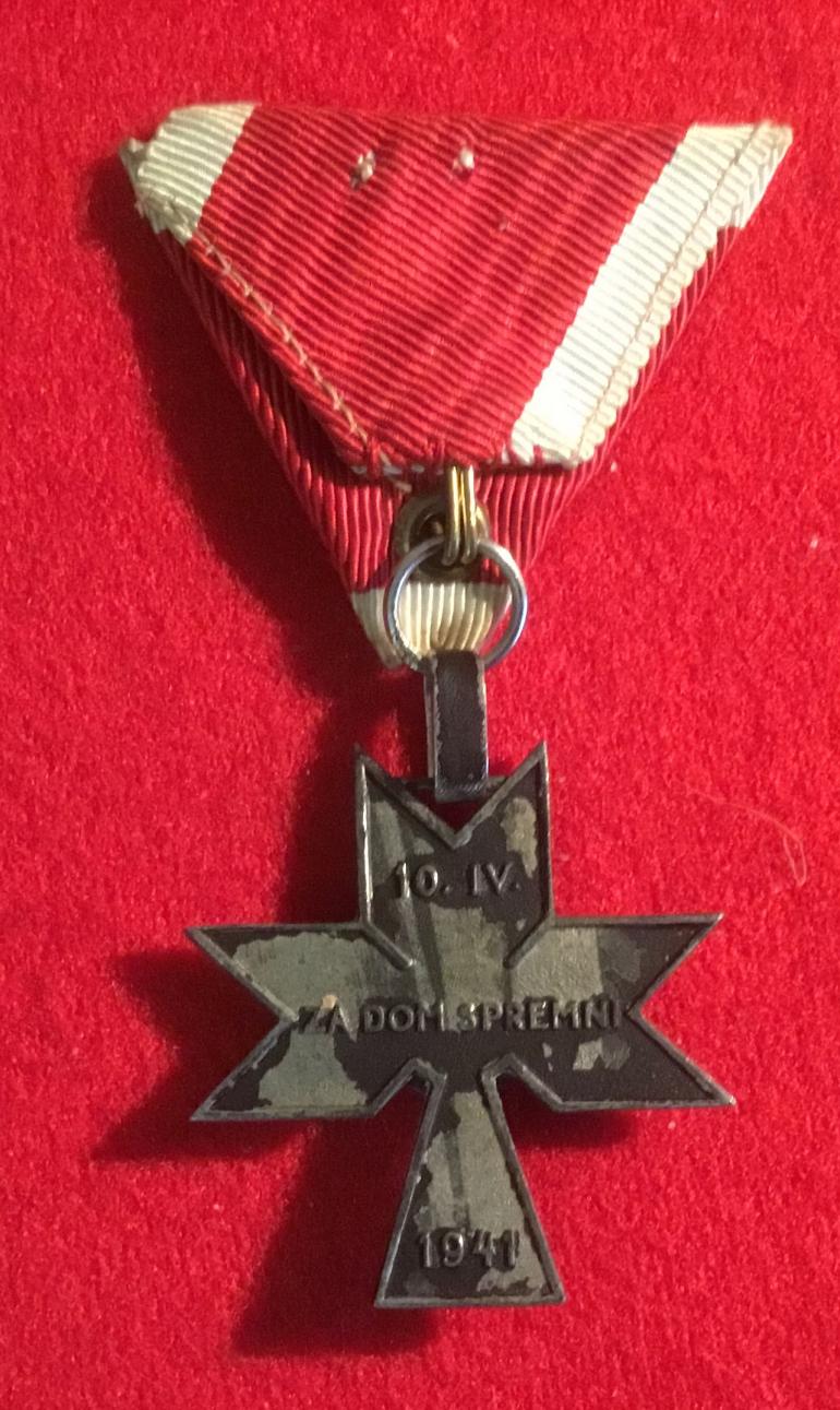 CROATIA ORDER OF THE IRON TREFOIL 4TH CLASS - Image 2
