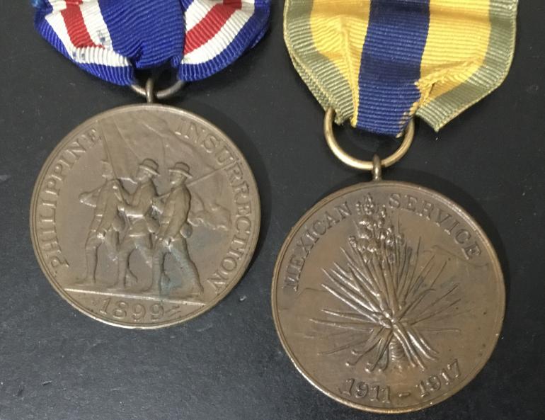 U.S. ARMY SERVICE MEDALS PHIL. & MEX