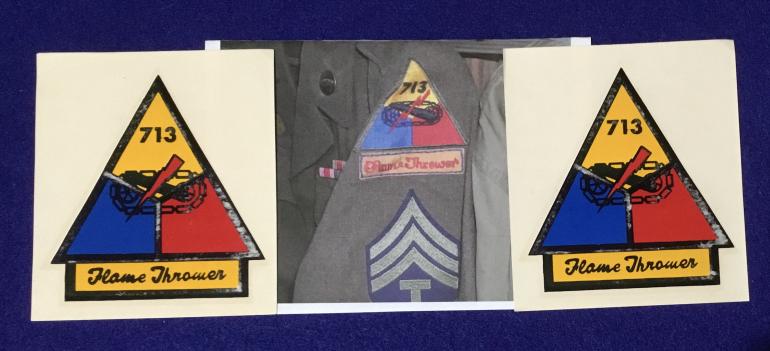713 ARMORED FLAME THROWER TANK DECALS - Image 2