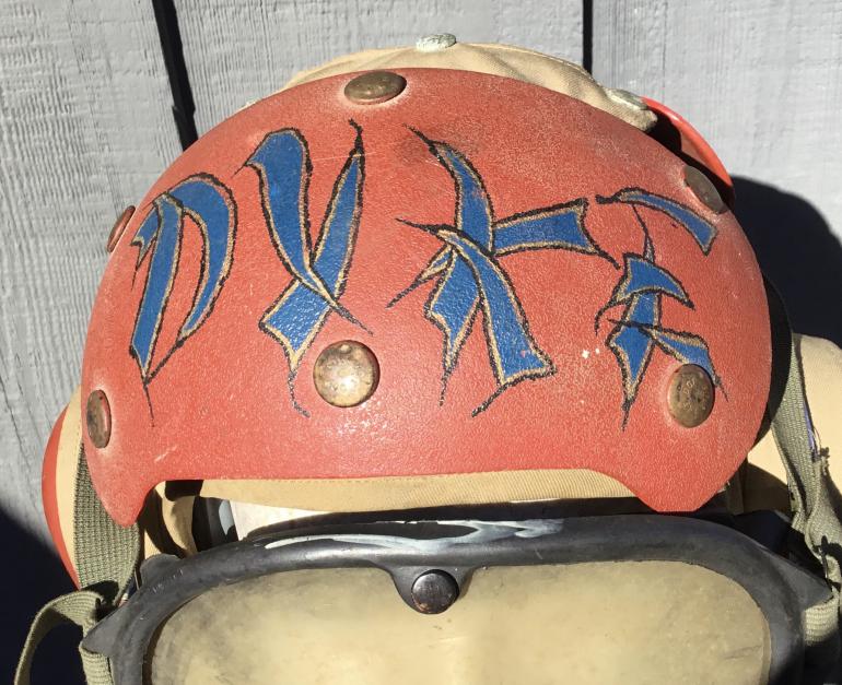 U.S. NAVY DECK HELMET HGU 25/9 DECORATED - Image 4