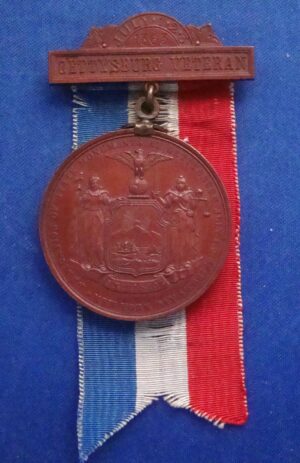 NEW YORK STATE 30 YEAR GETTYSBURG MEDAL