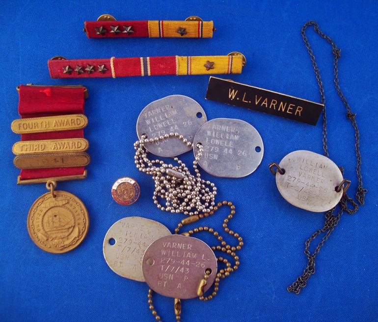 US WWII NAVY GOOD CONDUCT MEDAL GROUP