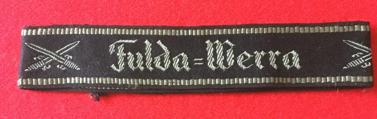 REICHSKRIEGERBUND CUFF TITLE FULD=WERRA