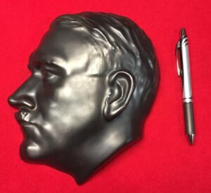 MEISSEN HITLER HEAD PLAQUE