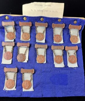 DAUGHTERS OF GAR VETERAN'S OFFICER MEDALS