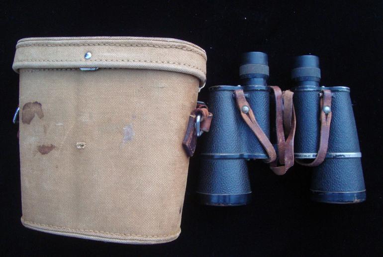 JAPANESE MILITARY BINOCULARS with CASE