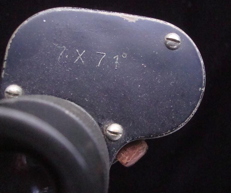 JAPANESE MILITARY BINOCULARS with CASE - Image 5