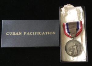 US NAVY CUBAN PACIFICATION MEDAL with BOX