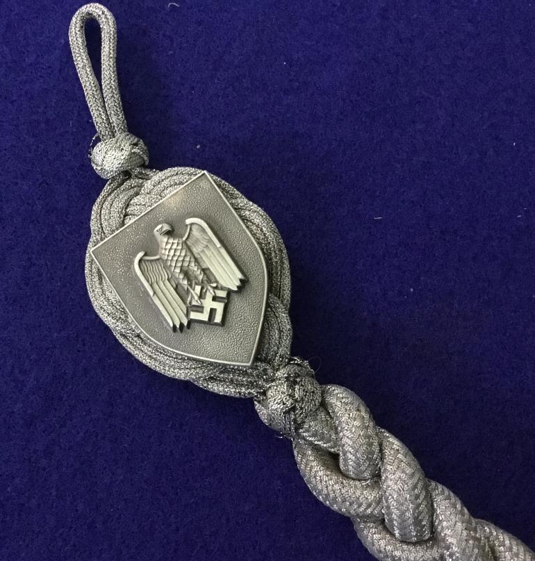 1936 ARTILLERY SHOOTING LANYARD FOURTH CLASS - Image 2