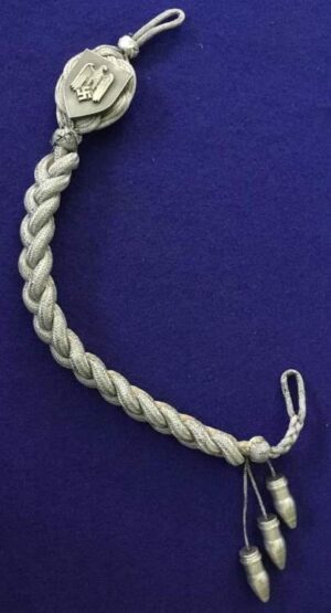 1936 ARTILLERY SHOOTING LANYARD FOURTH CLASS