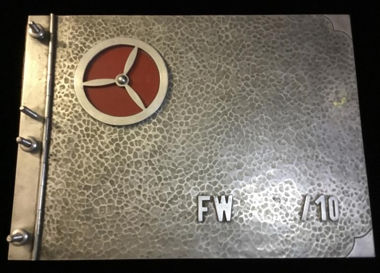 LUFT PHOTO ALBUM HEAVY ALUMINUM COVERS