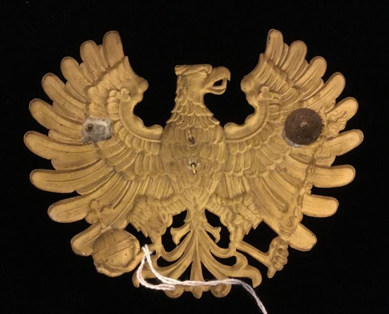 GERMAN POLICE SPIKED HELMET PLATE - Image 2