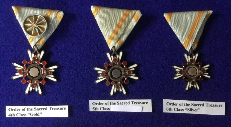 JAPANESE SACRED TREASURE MEDALS 4/5/6/7/8/ CLASS - Image 4