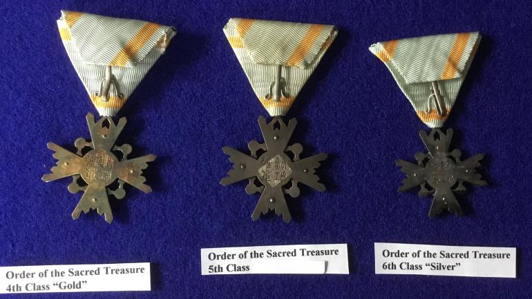 JAPANESE SACRED TREASURE MEDALS 4/5/6/7/8/ CLASS - Image 5