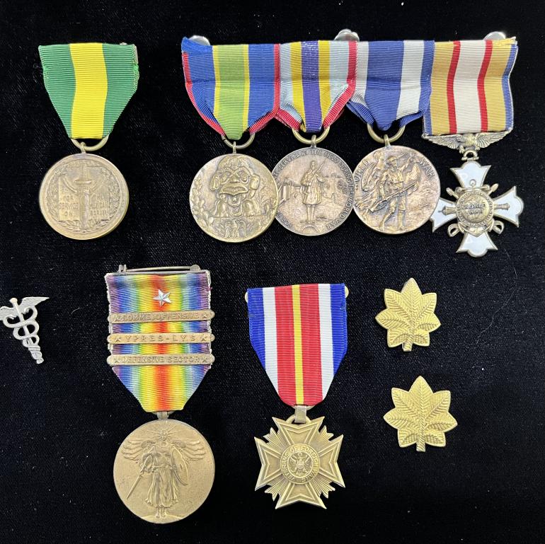 N.Y.S. MAJOR MEX WWI MEDAL GROUP