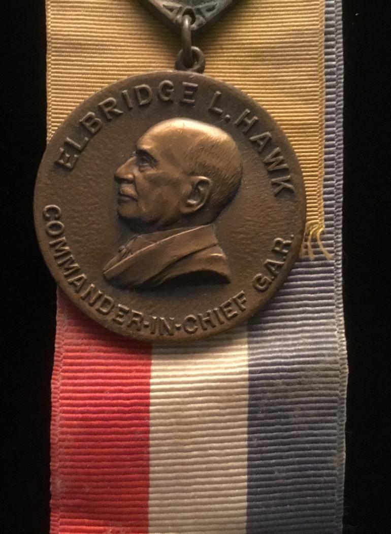 GAR NATIONAL ENCAMPMENT REPRESENTATIVE BADGE FOR 1928 - Image 2