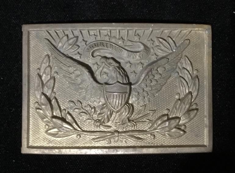 CIVIL WAR STYLE N.C.O. UNFINISHED BELT BUCKLE - Image 3