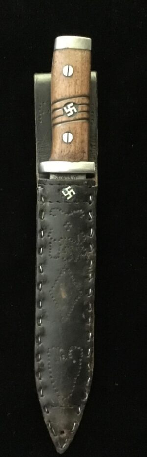 GERMAN K98 BAYONET CUT DOWN FOR A FIGHTING KNIFE