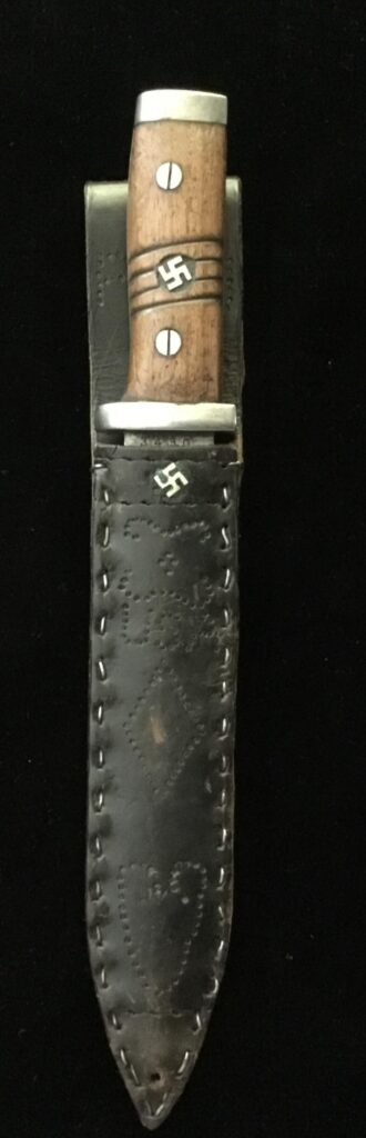 GERMAN K98 BAYONET CUT DOWN FOR A FIGHTING KNIFE