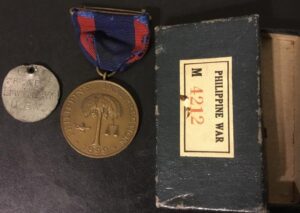 PHILIPPINE INSURRECTION 1899 IDENTIFIED MEDAL