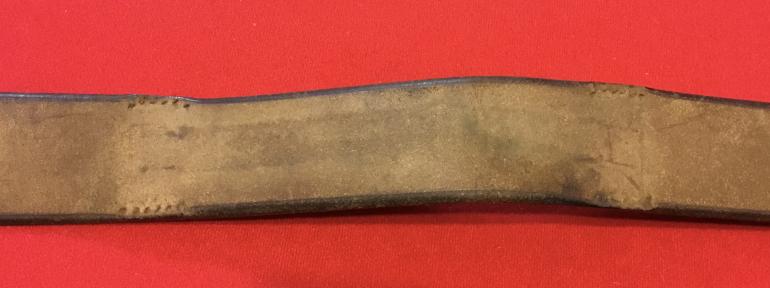 EARLY GERMAN BELT AND SWORD HANGER - Image 2