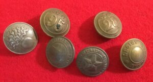 FRENCH WWI BUTTONS