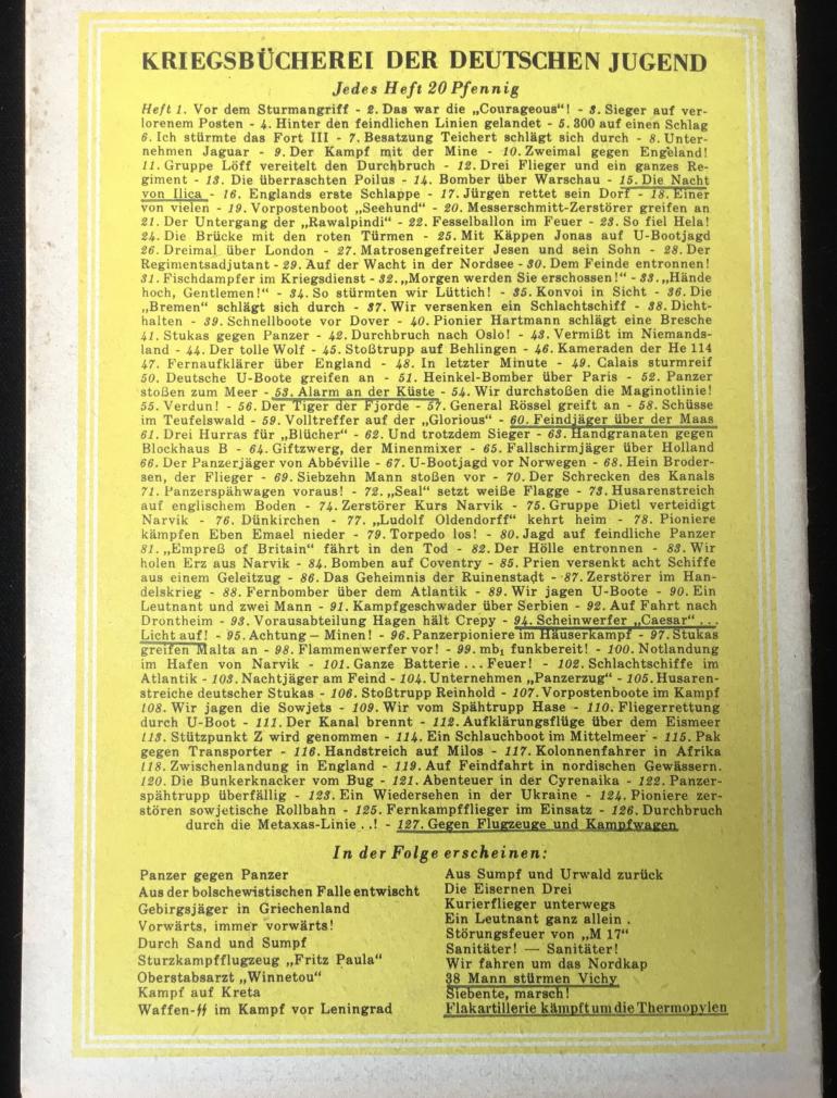 Hitler Youth Pamphlet 127 Against Aircraft and Tanks - Image 3