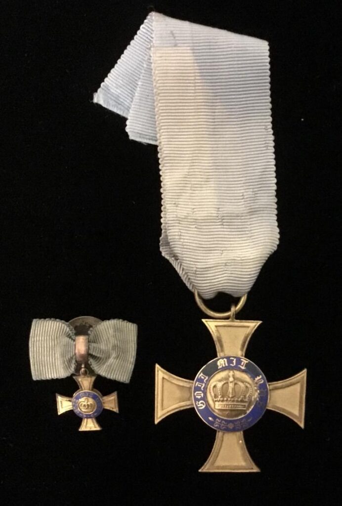 PRUSSIAN ORDER OF THE CROWN 4TH CLASS
