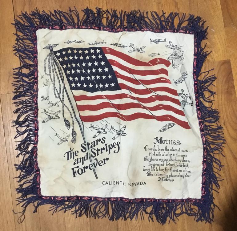 NINE WWII PILLOW COVER SOUVENIRS - Image 2