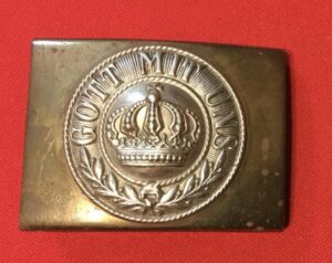 WWI BRASS PRUSSIAN BUCKLE