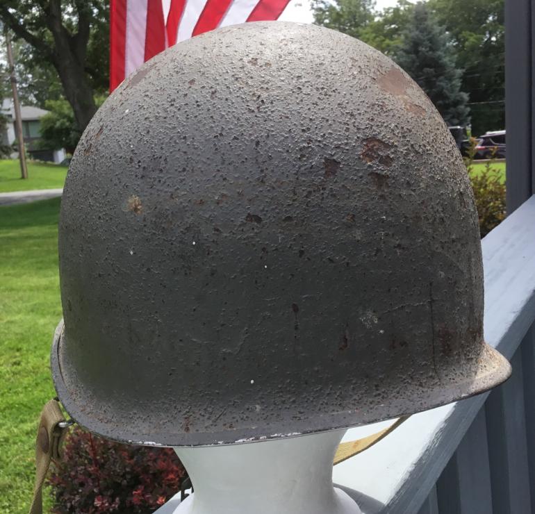 WWII USM1 NAVY HELMET - Image 5