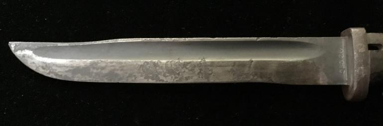 K98 BAYONET & SCABBARD CUT DOWN FOR FIGHTING KNIFE - Image 3