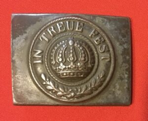 BAVARIAN WWI STEEL BUCKLE