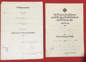 EK2 & INF ASSAULT DOCUMENTS TO ARTHUR MULLER