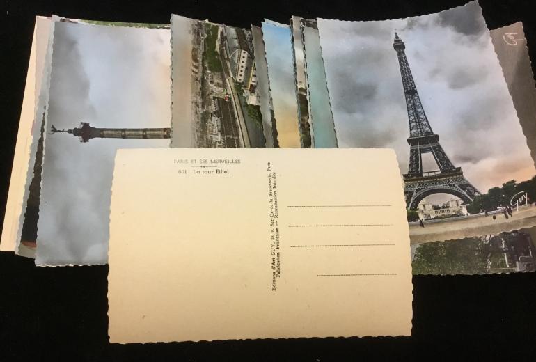 FRENCH GLOSSY COLOR PHOTO POST CARDS - Image 2