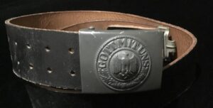 NAVY COASTAL ARTILLERY BUCKLE & BELT