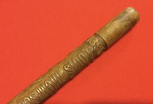 CARVED CIVIL WAR WALKING STICK