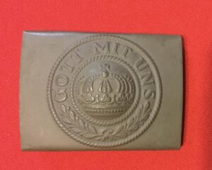 WWI PRUSSIAN STEEL ARMY BUCKLE