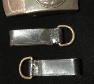 LEATHER BELT LOOPS with D-RING DAGGER HOLDERS