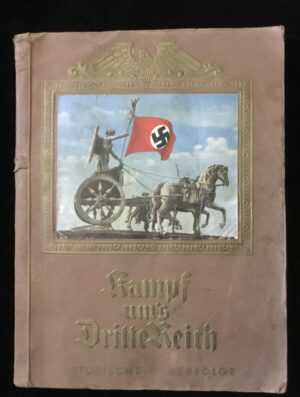 KAMPH UMS DRITTER REICH CIGARETTE CARD ALBUM