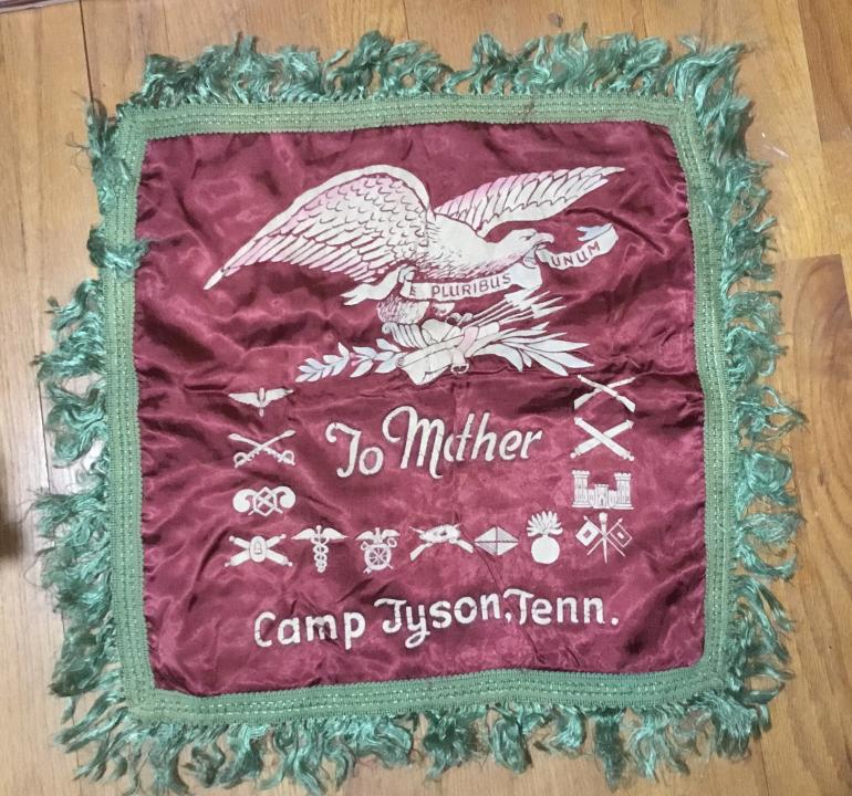 NINE WWII PILLOW COVER SOUVENIRS - Image 5