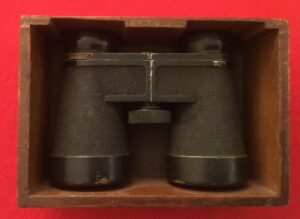 SMALL UNKNOWN MAKER 4 X 10 MILITARY BINOCULARS