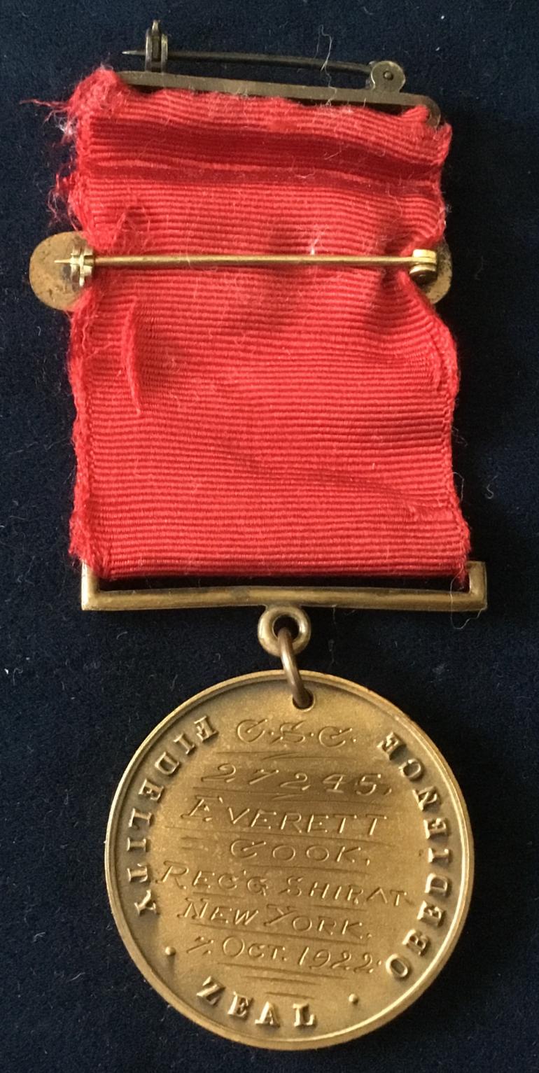 US NAVY NAMED GOOD CONDUCT MEDAL 1922 - Image 2