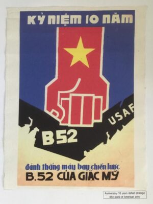 NORTH VIET NAM PROPAGANDA POSTER