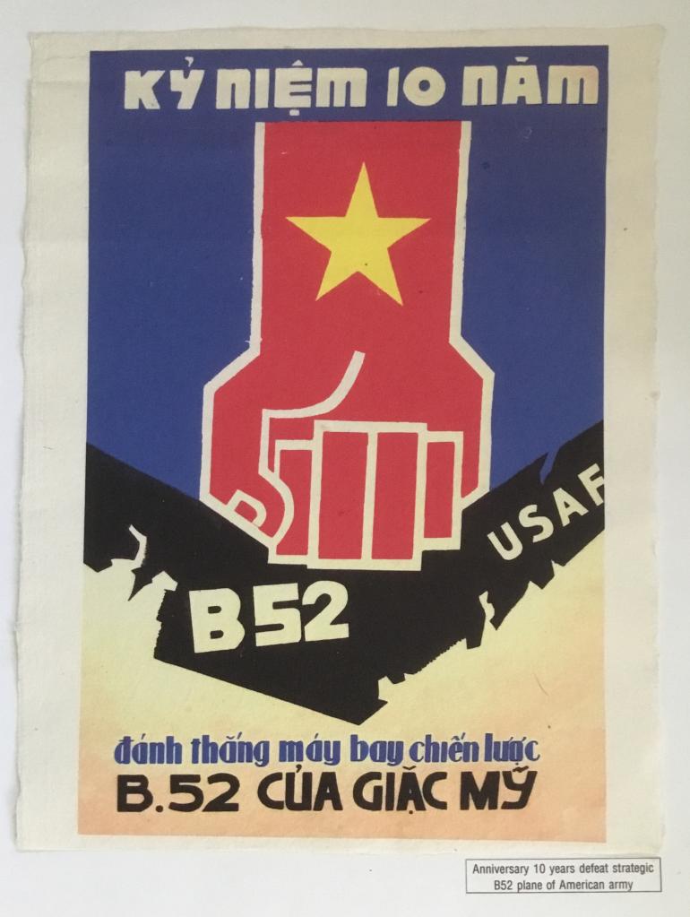 NORTH VIET NAM PROPAGANDA POSTER