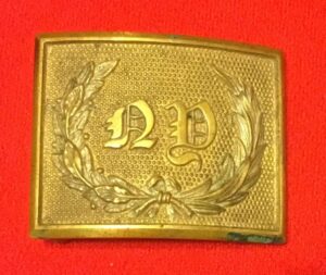 NEW YORK STATE MILITIA OFFICER'S BUCKLE