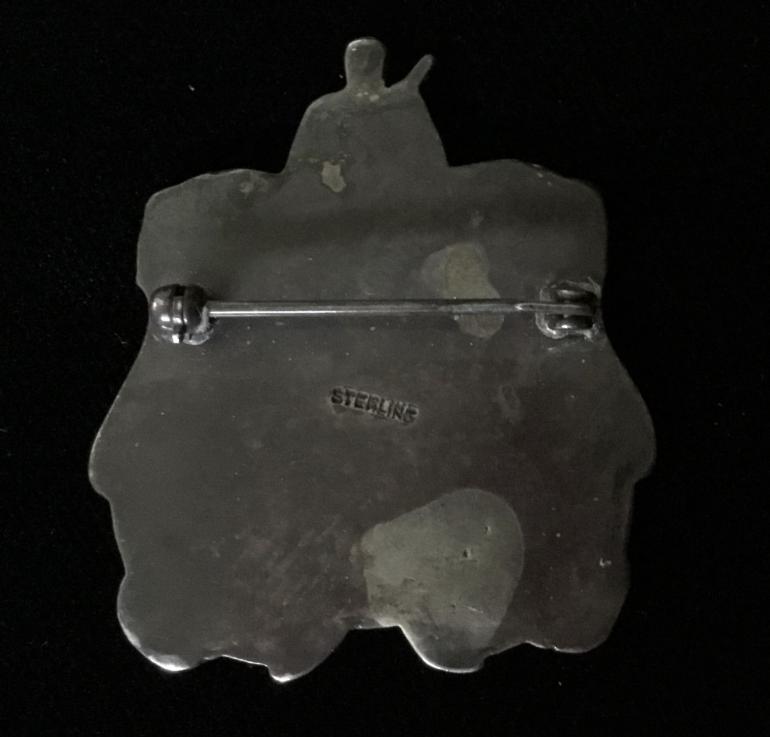 WWII U. S. NAVY CONSTRUCTION BATTALION 87 BADGE - Image 3
