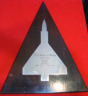 509th FIGHTER INTERCEPTION SQUADRON VIET NAM PLAQUE